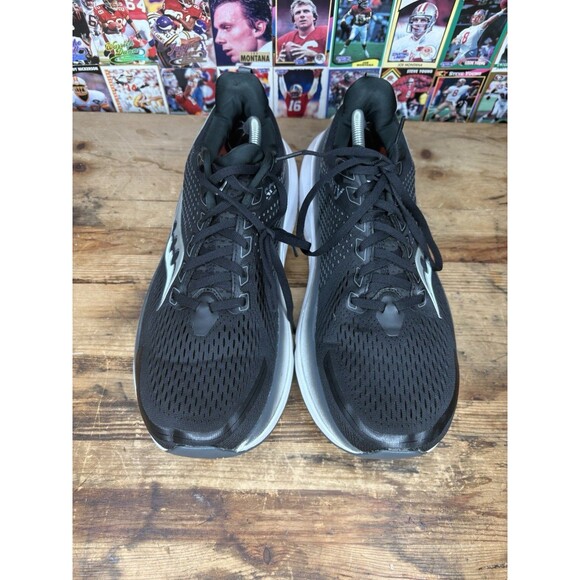 Size 12- Saucony Guide 17 Black Shadow Fog Men’s Running Training Shoes Sneakers - Picture 3 of 7